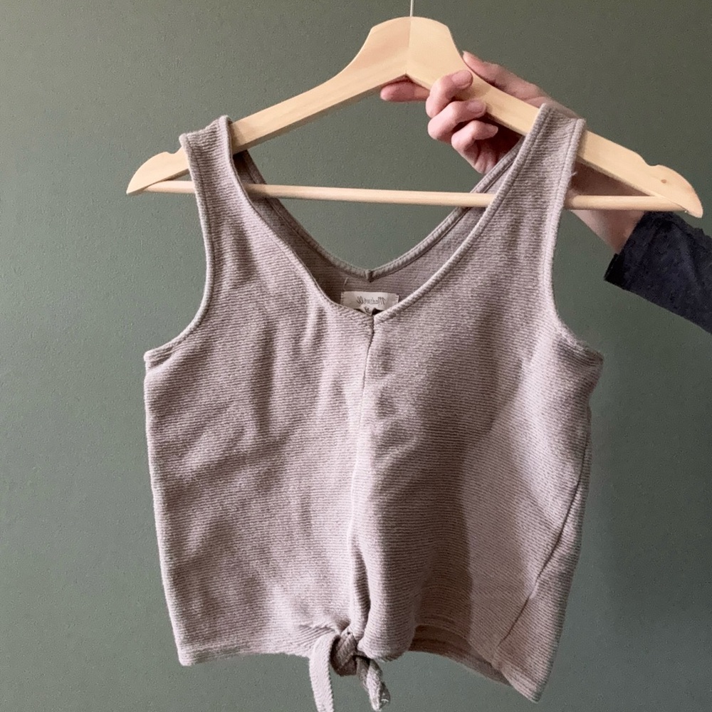 Madewell Tan Crop Top